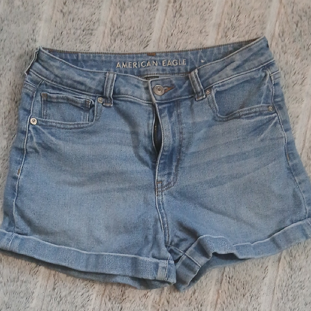 American Eagle Outfitters Light Blue Jean Shorts